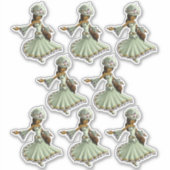 アフリカ系アメリカプリンセス シール (正面)