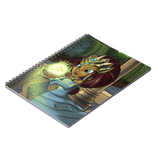 アフリカ系アメリカプリンセス ノートブック (左側)