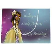 アフリカ系アメリカプリンセス ラージペーパーバッグ (正面)