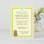 アフリカ系アメリカベビーシャワー招待状 招待状 (スタンド正面)