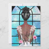 アフリカ系アメリカンブライダルシャワーの招待 招待状 (正面)