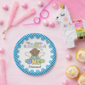 アフリカ系アメリカンボーイ1歳の誕生日紙プレート ペーパープレート (パーティー)