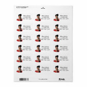 「アフリカ系アメリカンワインディヴァ」住所 シール (フルシート)