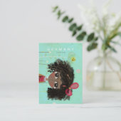 アフリカ系アメリカン名刺 名刺 (スタンド正面)