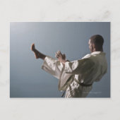 アフリカ系アメリカ人がジムに通っている ポストカード (正面)