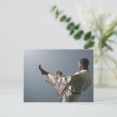 アフリカ系アメリカ人がジムに通っている ポストカード (スタンド正面)