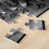 アフリカ系アメリカ人が軍隊を検査 ジグソーパズル (側面)