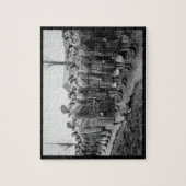 アフリカ系アメリカ人が軍隊を検査 ジグソーパズル (縦)