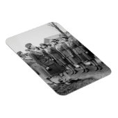 アフリカ系アメリカ人が軍隊を検査 マグネット (右側)