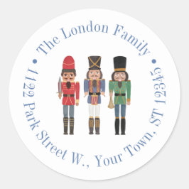 アフリカ系アメリカ人くるみ割り差出人住所 ラウンドシール