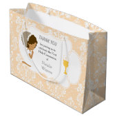 アフリカ系アメリカ人との交流に感謝 ラージペーパーバッグ (裏面アングル)