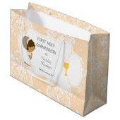 アフリカ系アメリカ人との交流に感謝 ラージペーパーバッグ (正面アングル)