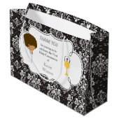 アフリカ系アメリカ人との交流に感謝 ラージペーパーバッグ (裏面アングル)