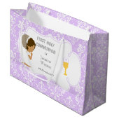 アフリカ系アメリカ人との交流に感謝 ラージペーパーバッグ (正面アングル)