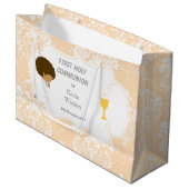 アフリカ系アメリカ人との交流に感謝 ラージペーパーバッグ (正面アングル)