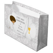 アフリカ系アメリカ人との交流に感謝 ラージペーパーバッグ (正面アングル)