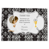 アフリカ系アメリカ人との交流に感謝 ラージペーパーバッグ (裏面)