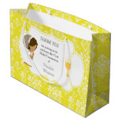 アフリカ系アメリカ人との交流に感謝 ラージペーパーバッグ (裏面アングル)