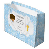 アフリカ系アメリカ人との交流に感謝 ラージペーパーバッグ (裏面アングル)