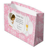 アフリカ系アメリカ人との交流に感謝 ラージペーパーバッグ (裏面アングル)