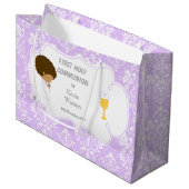 アフリカ系アメリカ人との交流に感謝 ラージペーパーバッグ (正面アングル)