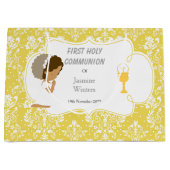 アフリカ系アメリカ人との交流に感謝 ラージペーパーバッグ (正面)