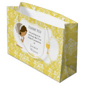 アフリカ系アメリカ人との交流に感謝 ラージペーパーバッグ (裏面アングル)