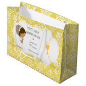 アフリカ系アメリカ人との交流に感謝 ラージペーパーバッグ (正面アングル)