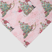 アフリカ系アメリカ人のくるみ割りバレーピンクのクリスマス 薄葉紙 (詳細)