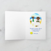 アフリカ系アメリカ人のための心からの記念日カード カード (内部)