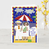 アフリカ系アメリカ人のための心からの記念日カード カード (黄色い花)