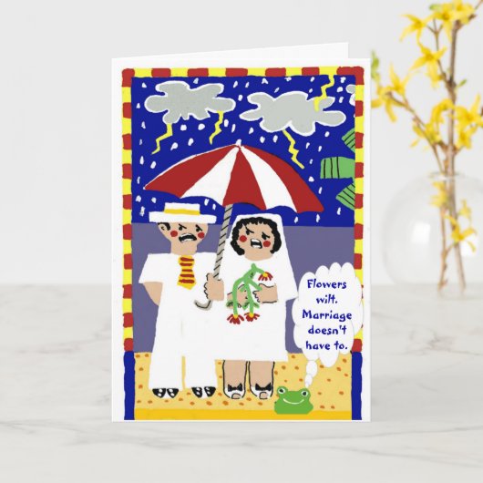 アフリカ系アメリカ人のための心からの記念日カード カード (黄色い花)