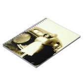 アフリカ系アメリカ人のカップルのノートのヴィンテージの写真 ノートブック (左側)