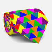 アフリカ系アメリカ人のカラフルピラミッド ネクタイ (ロール)