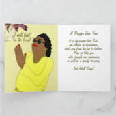 アフリカ系アメリカ人のクリスチャンがすぐに元気になる カード (内部)