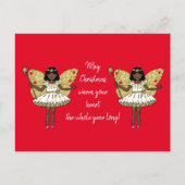 アフリカ系アメリカ人のクリスマスの妖精 ポストカード