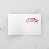 アフリカ系アメリカ人のクリスマスカード シーズンカード (内部)