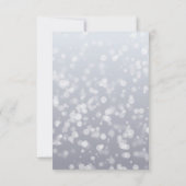 アフリカ系アメリカ人のクリスマスベイビーシャワー 招待状 (裏面)