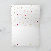 アフリカ系アメリカ人のサンタとミセス・クロース・クリスマス カード (内部)