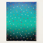 アフリカ系アメリカ人のサンタとミセス・クロース・クリスマス プランナー手帳 (裏面)