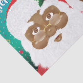 アフリカ系アメリカ人のサンタとミセス・クロース・クリスマス 薄葉紙 (詳細)