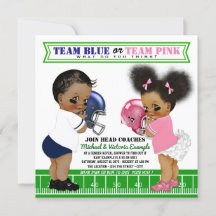 アフリカ系アメリカ人のジェンダーがシャワー招待状を明らかにする