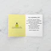 アフリカ系アメリカ人のスーツ&ネクタイ父の日 カード (内部)