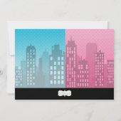 アフリカ系アメリカ人のスーパーヒーローの誕生会 招待状 (裏面)