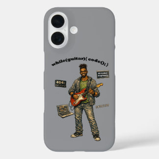 アフリカ系アメリカ人のソフトウェアエンジニア ギタリスト iPhone 16ケース