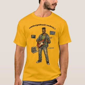 アフリカ系アメリカ人のソフトウェアエンジニア ギタリスト Tシャツ