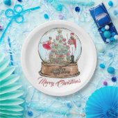 アフリカ系アメリカ人のナツクラッカーバレエダンサーのクリスマ ペーパープレート (パーティー)