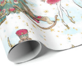 アフリカ系アメリカ人のナツクラッカーバレエダンサーのクリスマ ラッピングペーパー (ロールコーナー)