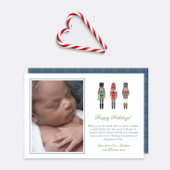 アフリカ系アメリカ人のナツクラッカー懐かしいクリスマス シーズンカード