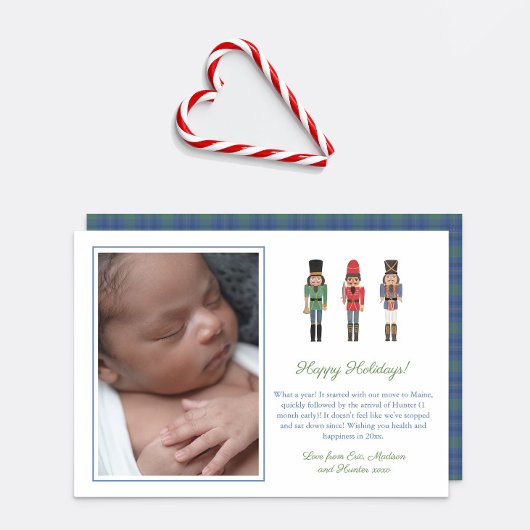 アフリカ系アメリカ人のナツクラッカー懐かしいクリスマス シーズンカード